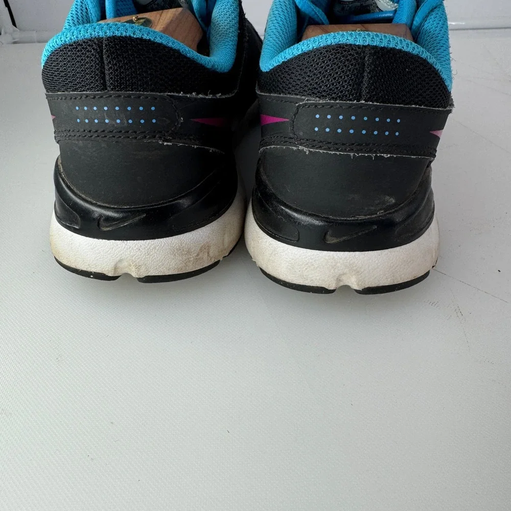 Nike Flex TR 2 Sneakers Women 8.5 Black Blue Pink Gym Workout Athletic Running